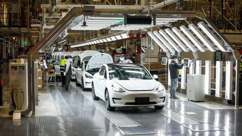 Tesla Shanghai factory resumes production in full swing