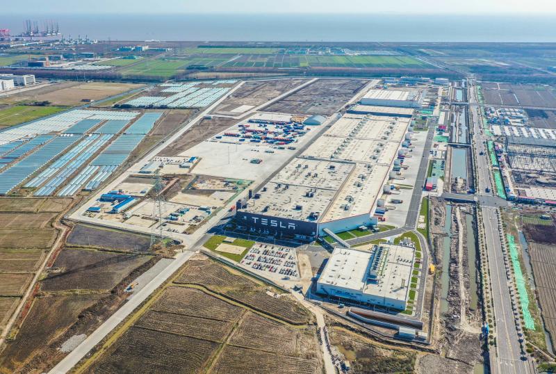 Tesla Shanghai factory resumes production in full swing