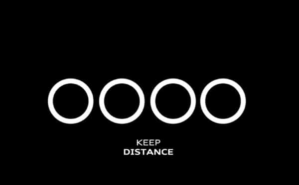 Volkswagen, Audi modify logo to remind people of social distancing