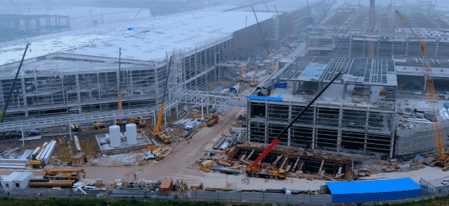 Tesla Shanghai Model Y factory begins internal installation