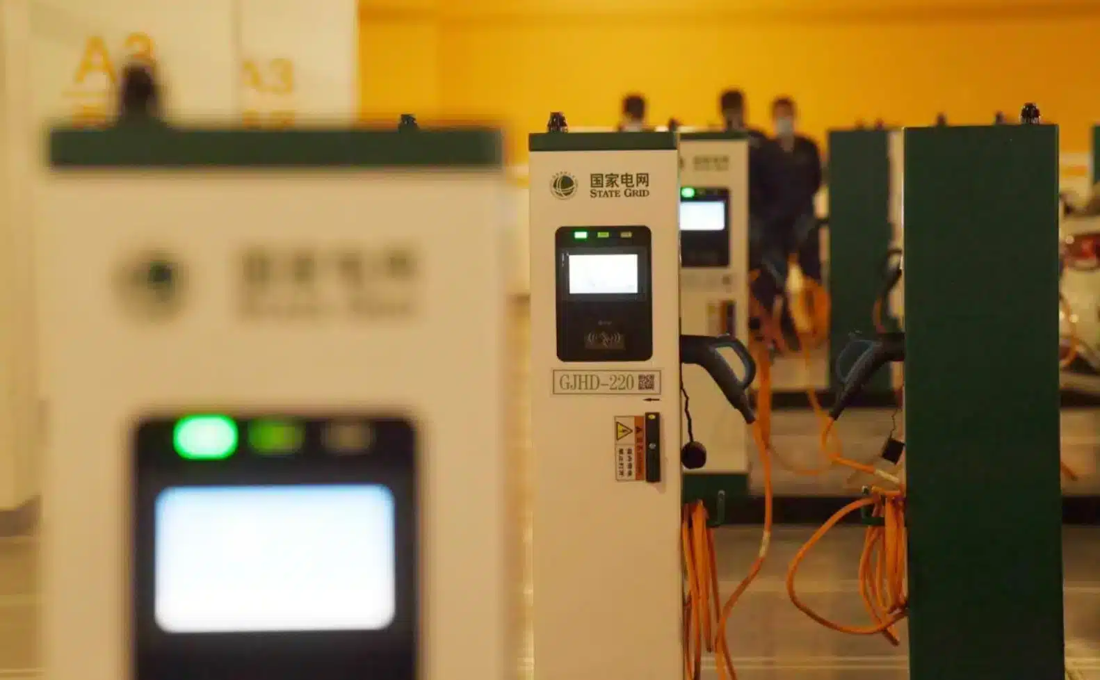 China has 558,000 public charging stations, most in the world