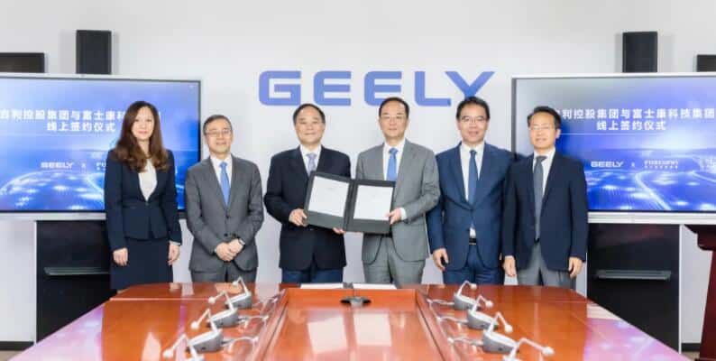 Foxconn, Geely to set up joint venture to OEM for third-party auto firms