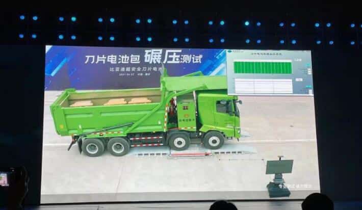 BYD unveils four electric car models, all with blade batteries