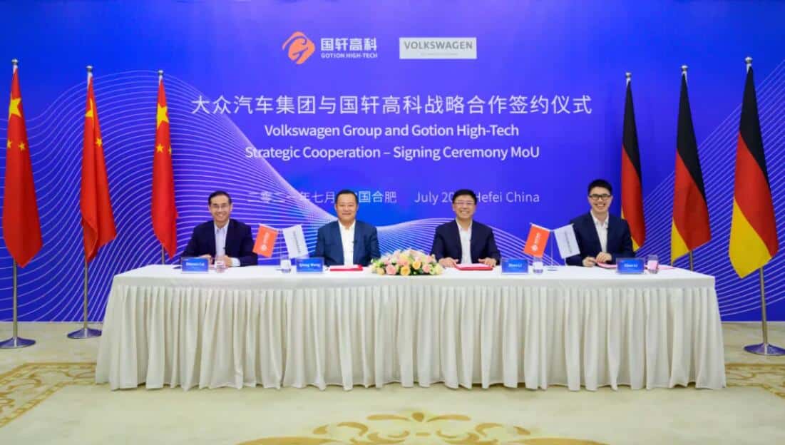 Gotion signs deal to develop first-gen unified battery cells for VW