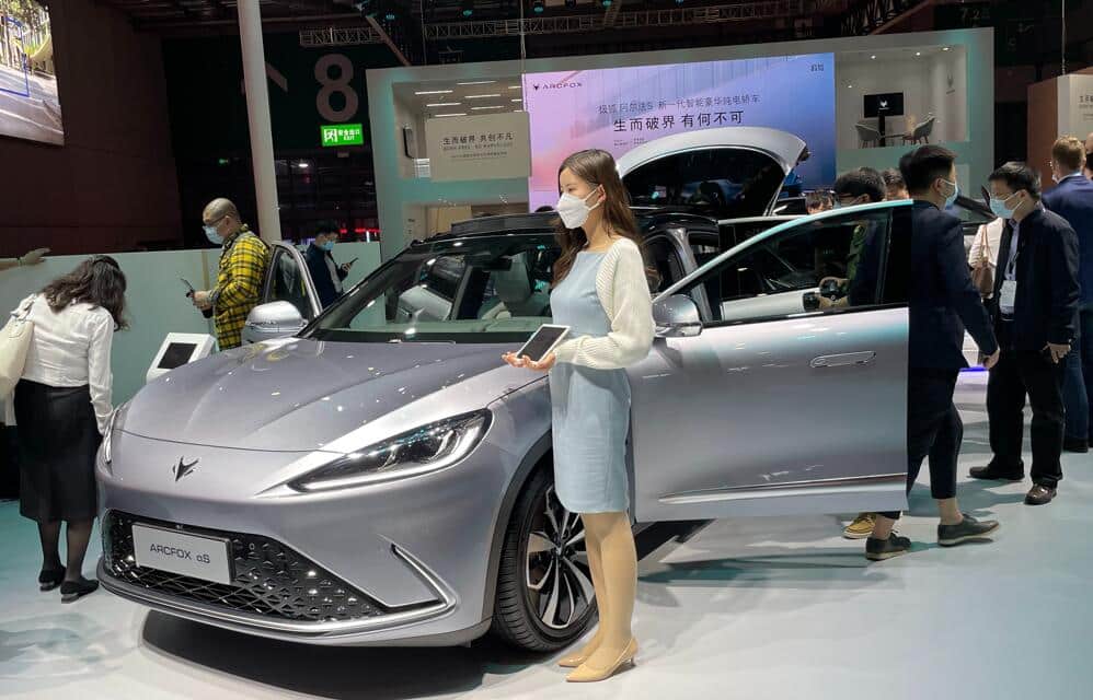 Arcfox α-S equipped with 'Huawei Inside' to start open road testing