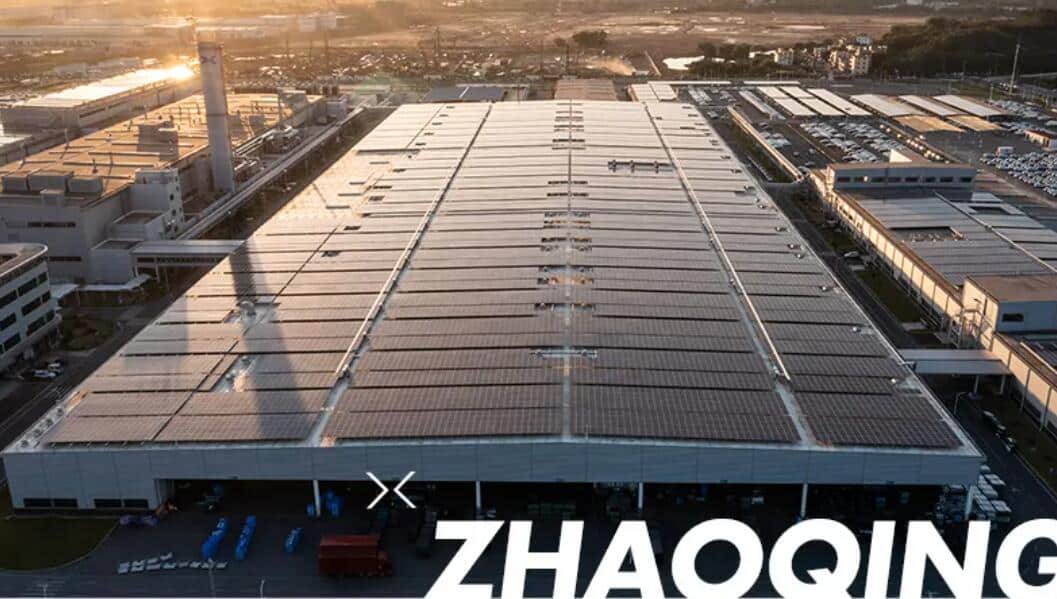 Xpeng starts generating electricity from solar panels on its Zhaoqing plant roof, providing 30% of its production power