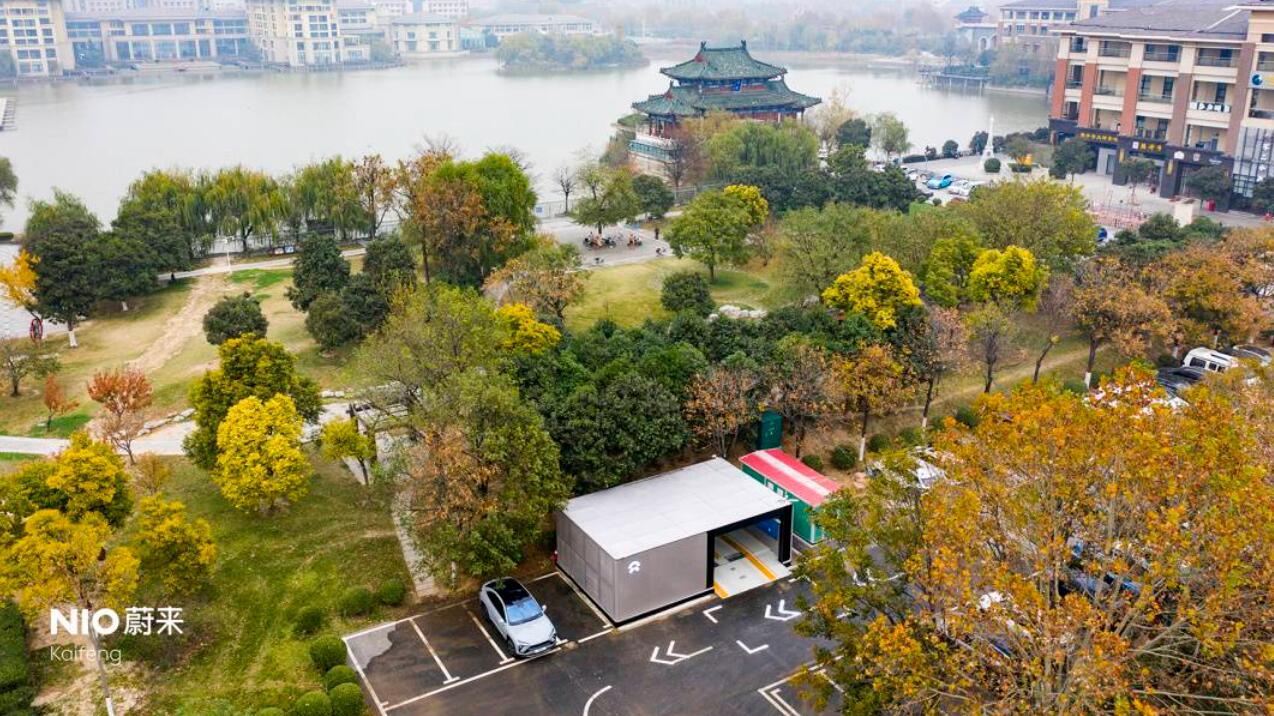 Nio completes relocation of swap station that faced demolition