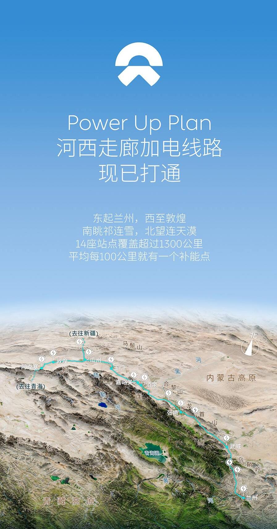 Nio opens another charging line under Power Up Plan