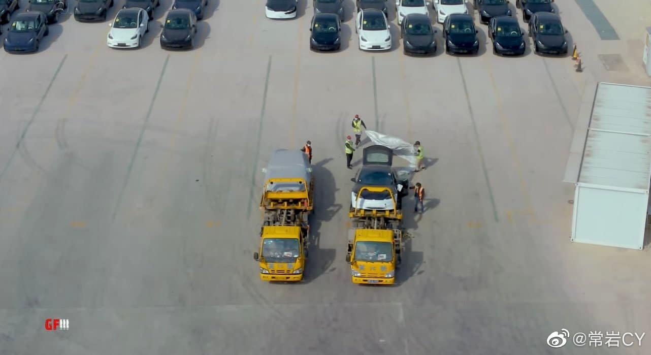 Refreshed Model S and Model X spotted at Tesla Shanghai plant