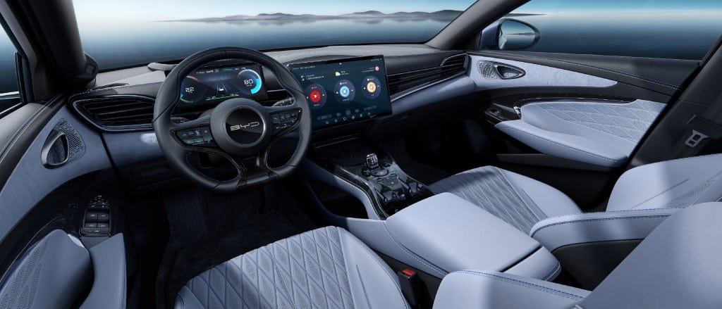 BYD reveals interior details of Seal
