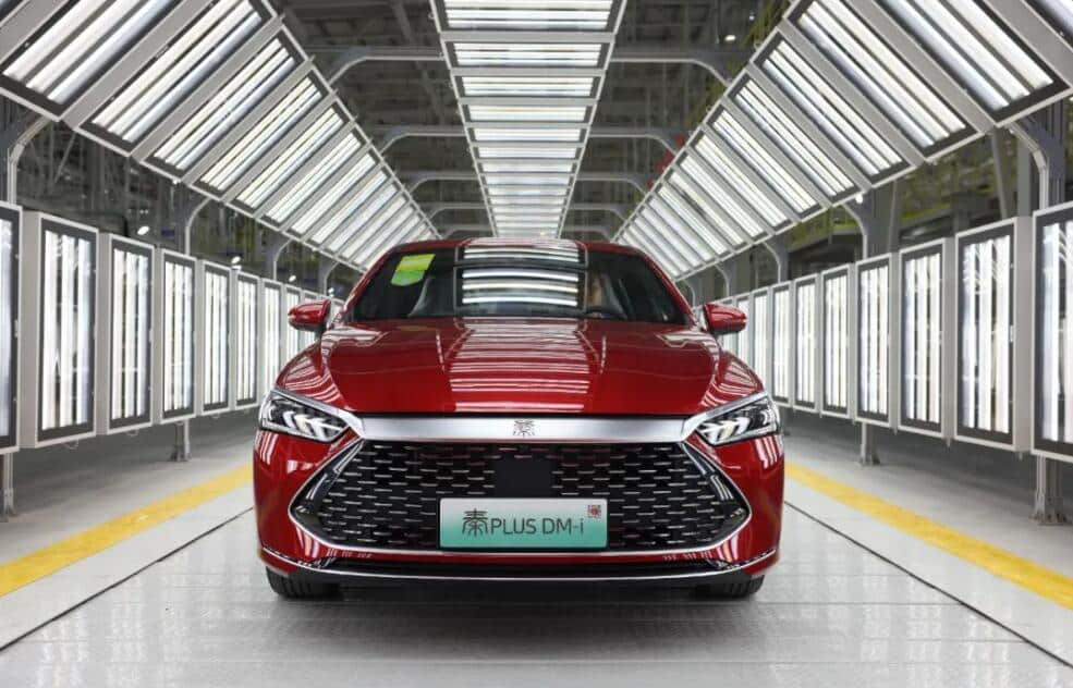 BYD's new plant in Hefei sees first vehicles roll off line