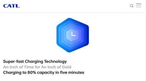 CATL says it has super-fast charging technology that can charge to 80% in five minutes