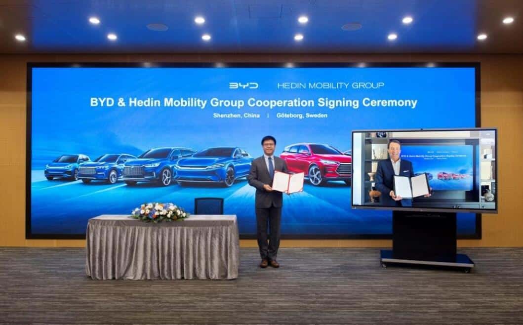 BYD announces entry into German and Swedish markets, first vehicles to be delivered in Q4