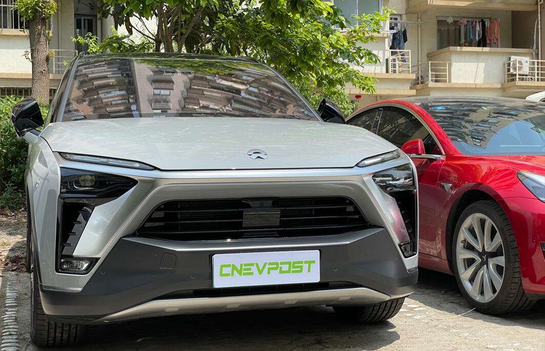 Nio ES8 with LiDAR: New spy photos show more details