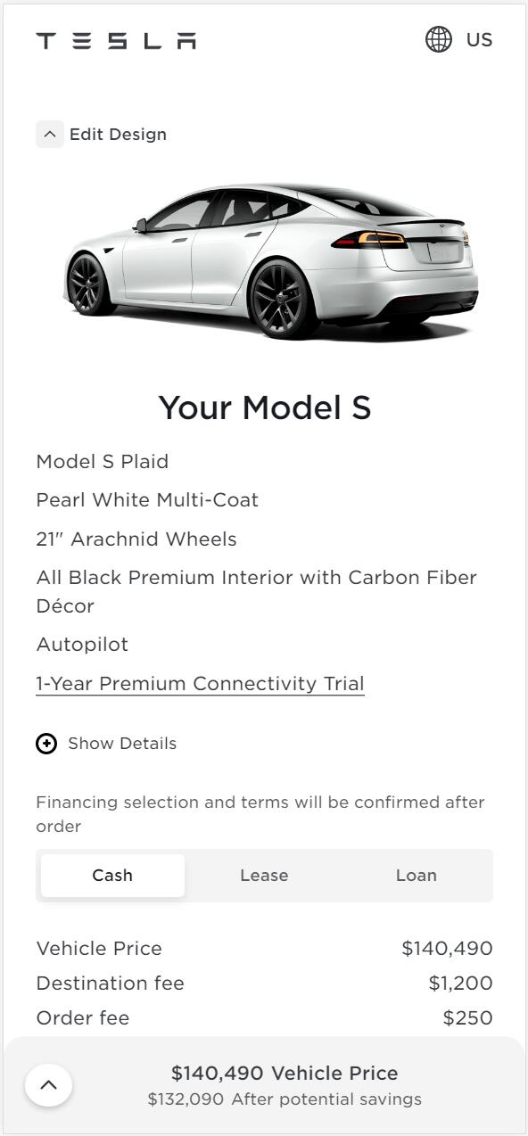 Tesla readies for Model S Plaid delivery in China