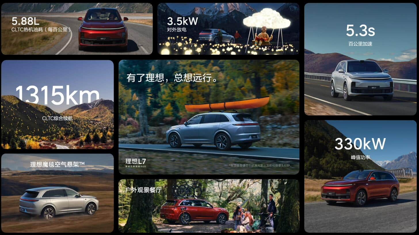Li Auto launches Li L7 and new variant of Li L8, brings in new battery suppliers besides CATL