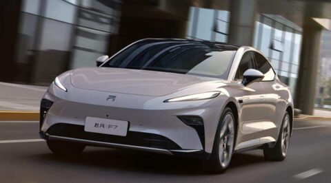 SAIC's Rising Auto launches battery swap-enabled mid to large-size sedan F7