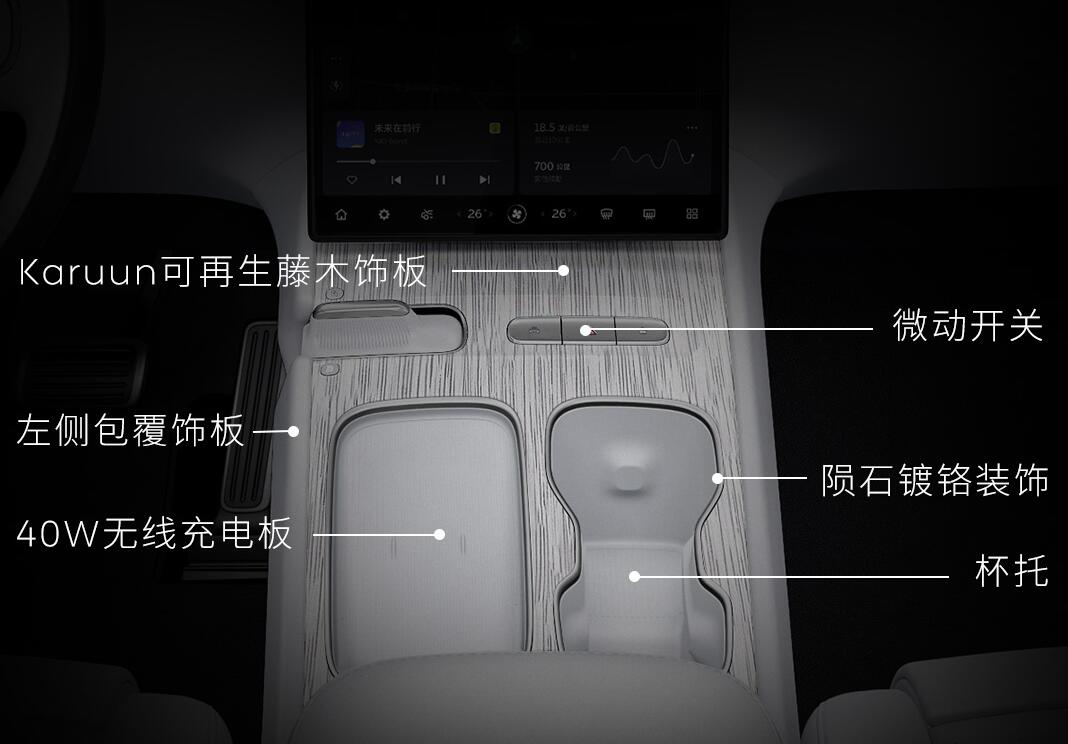 Nio offers interior upgrades for 2022 ET7, brings new wireless phone charging panel