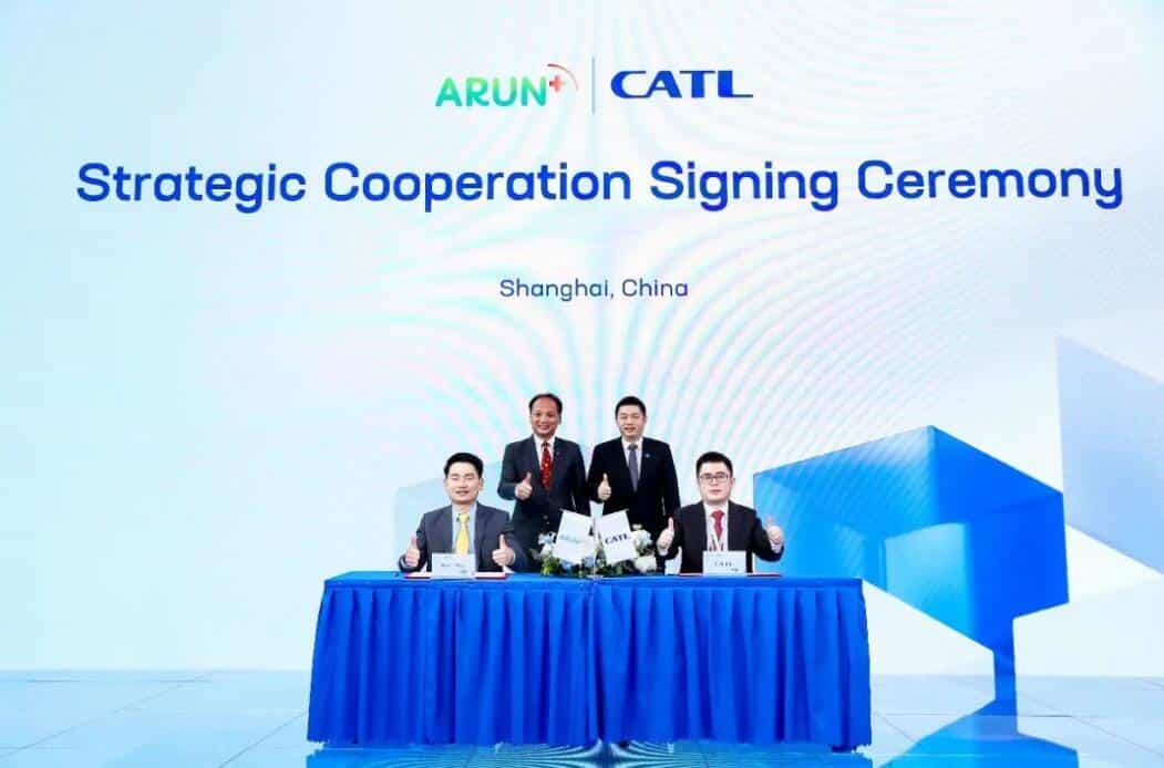 CATL to supply CTP battery pack production line to Thailand's Arun Plus