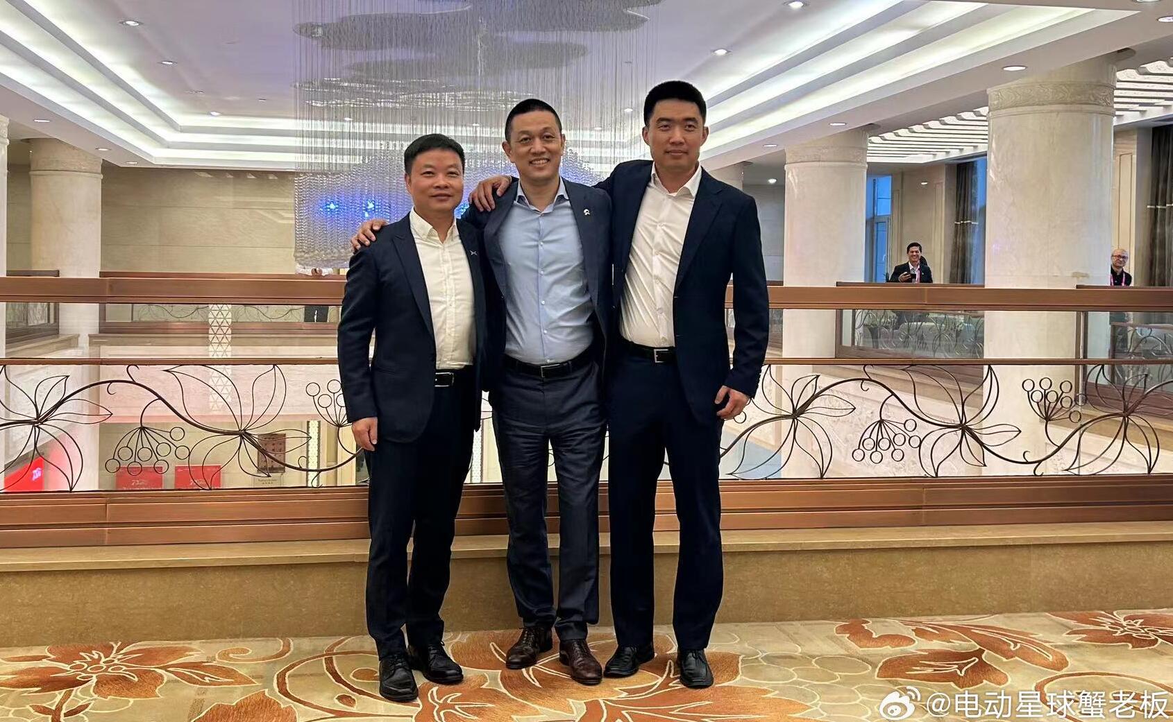 Nio, Xpeng, Li Auto CEOs pose for rare photo amid intensifying competition among China's EV trio