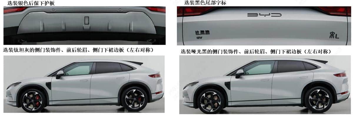 Regulatory filing: Core specs of BYD Song L revealed