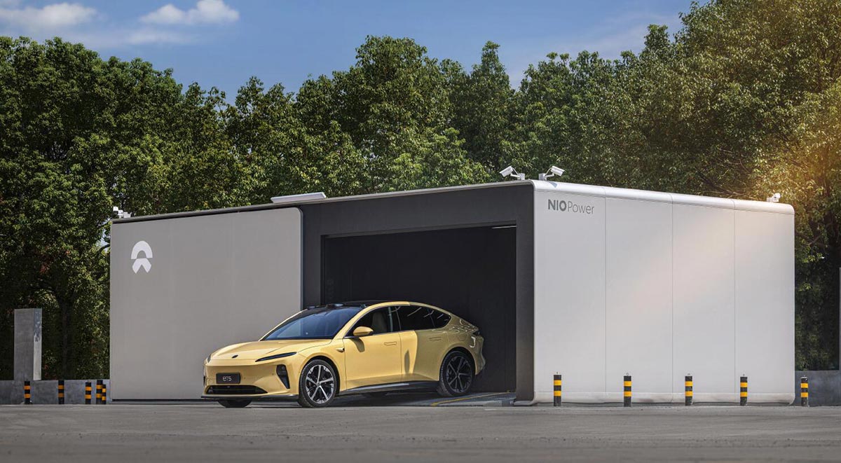 Nio surpasses 1,800 swap stations in China