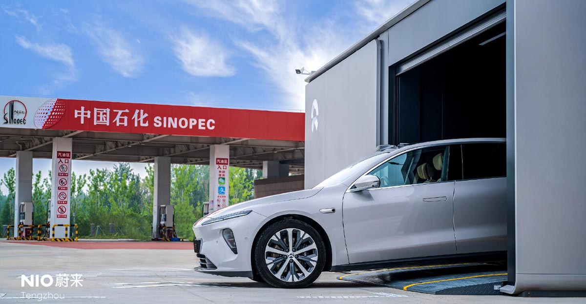 Nio exceeds 1,900 swap stations in China, sets new single-day service record