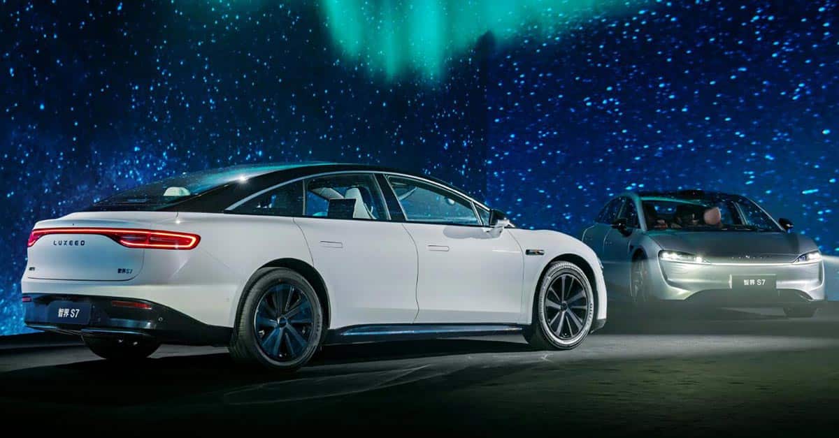 Huawei, Chery's joint EV brand Luxeed unveils 1st model, goes on pre-sale with ,420 starting price