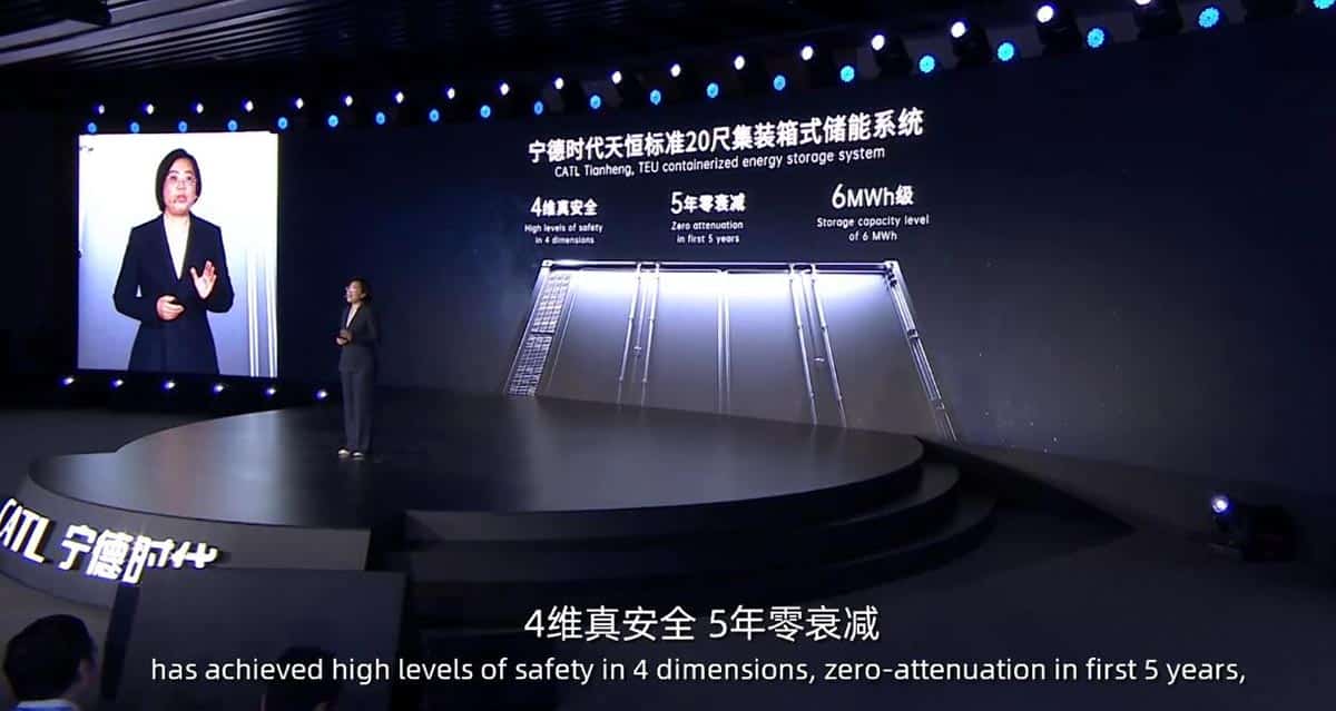 CATL launches Tener energy storage system with 5-year 0-attenuation