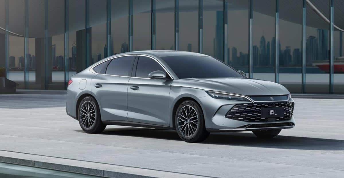 BYD continues to warm up for Qin L, releases official images