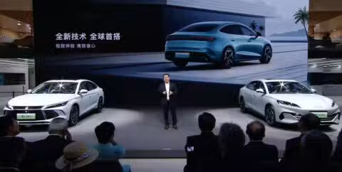 BYD unveils Qin L, Seal 06 hybrid sedans at Beijing auto show