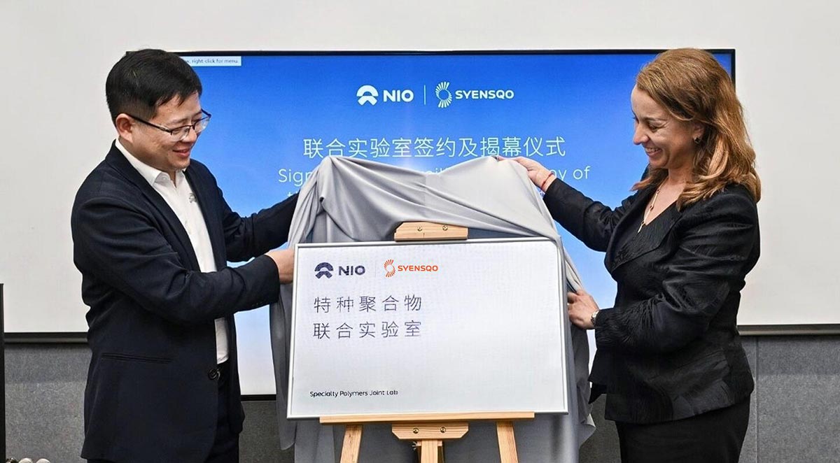 Nio, Belgian chemicals maker Syensqo set up joint lab for new materials
