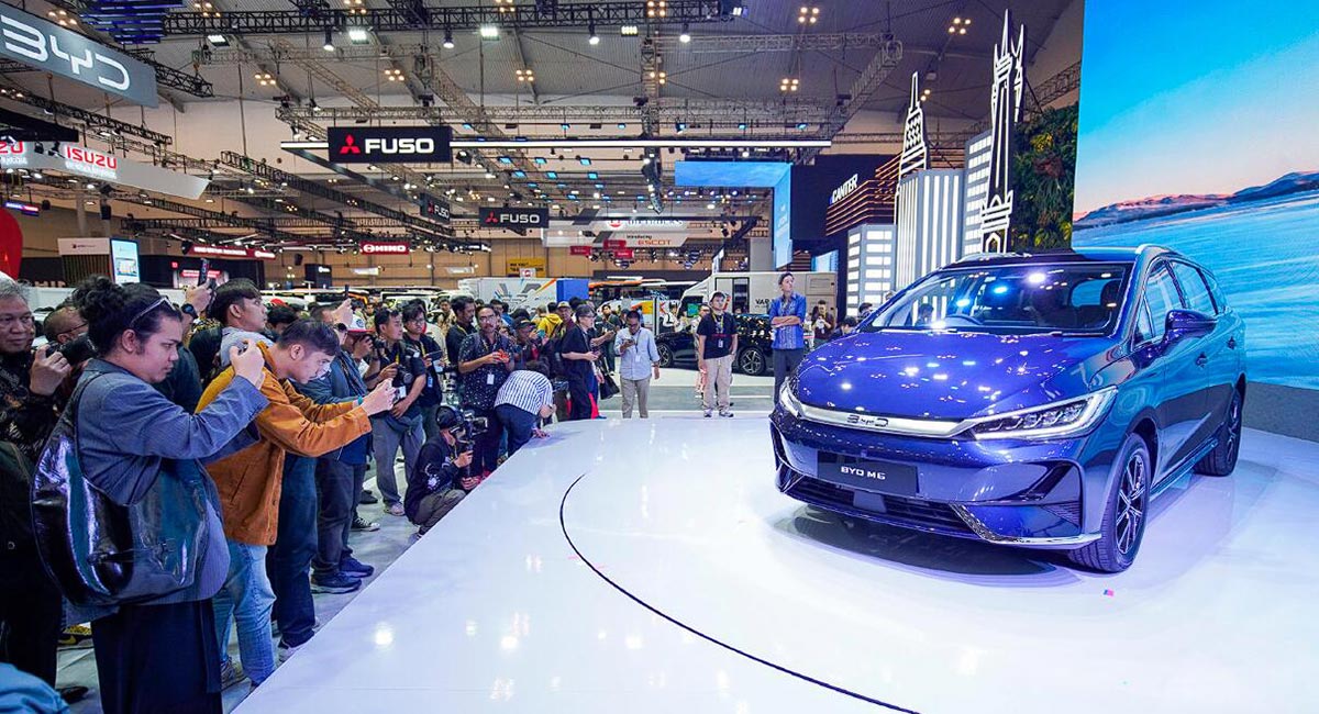 BYD launches M6 electric MPV in Indonesia