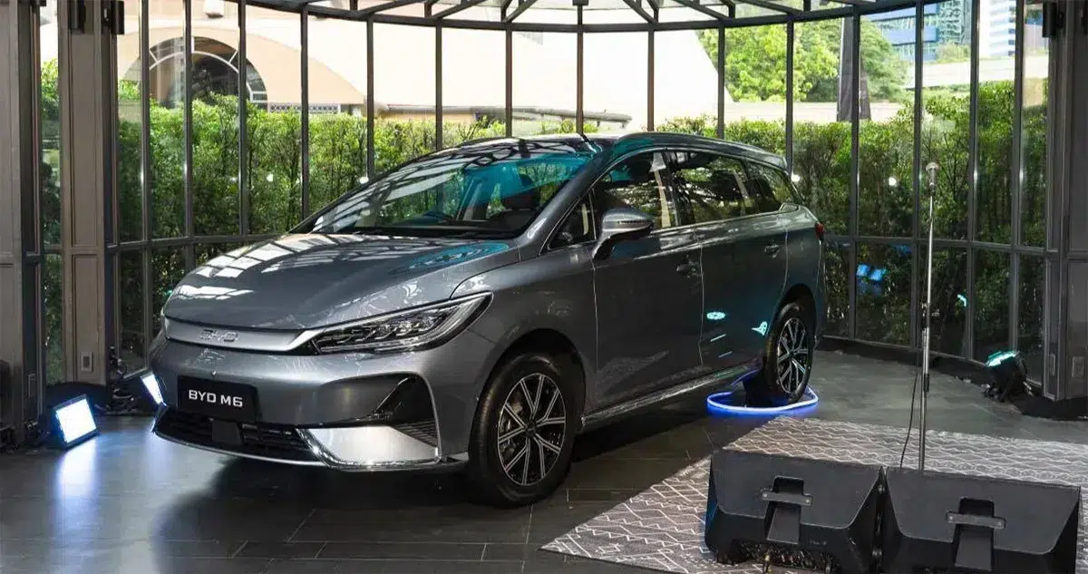 BYD launches M6 electric MPV in Thailand