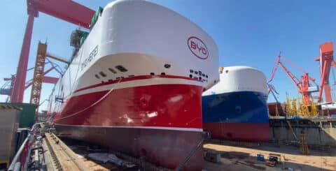 BYD's new car carrier ready for operation