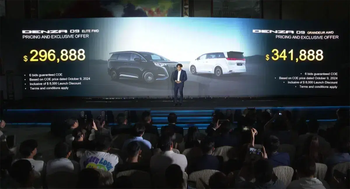 BYD Denza enters Singapore with D9 MPV