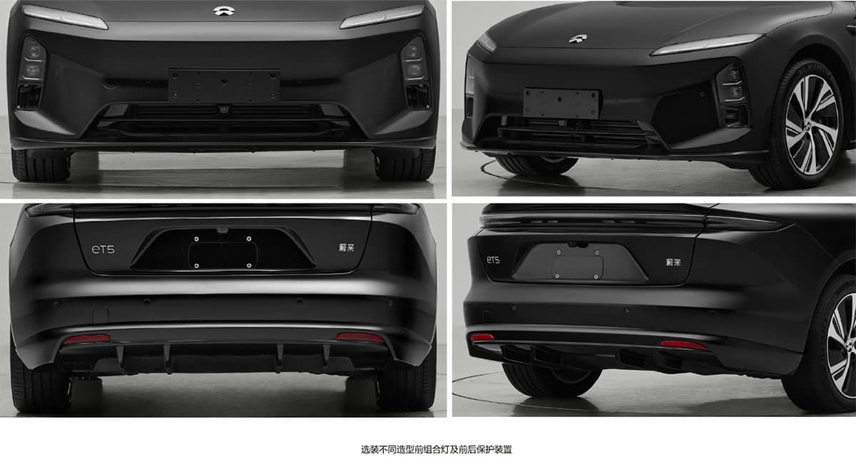 Regulatory filing: Nio files slight exterior changes for ES6, EC6, ET5, ET5 Touring