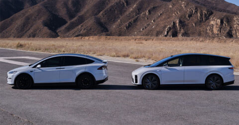 Li Auto releases new images of Li i8, showing how it compares to Tesla Model X