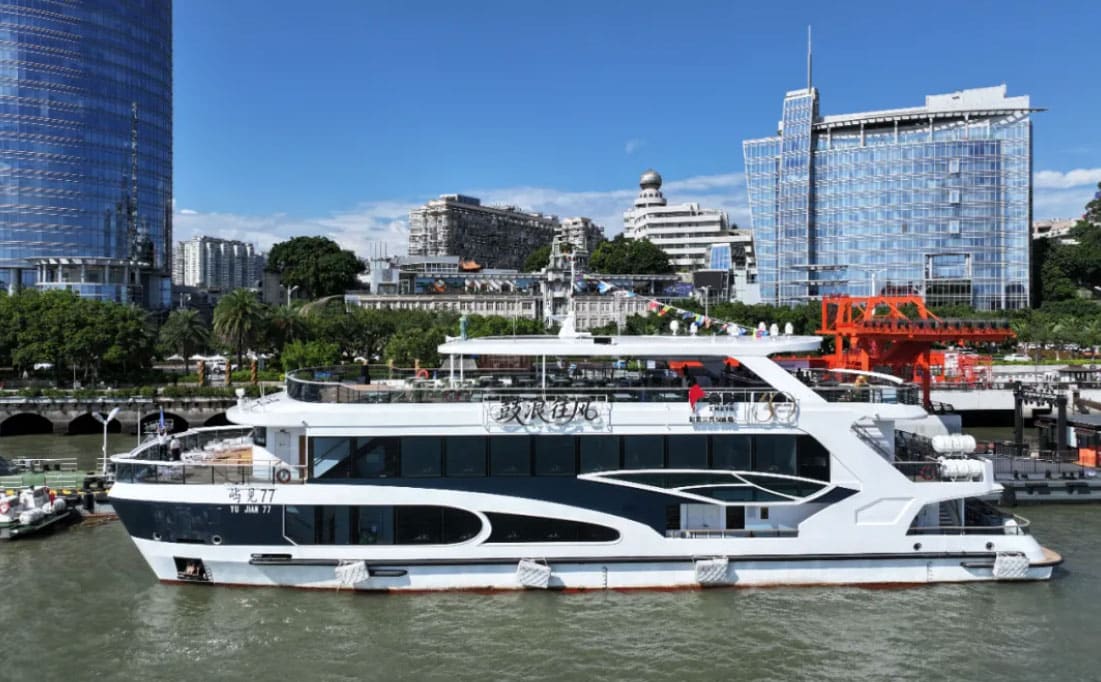 China's first pure electric tourist vessel powered by CATL batteries enters service