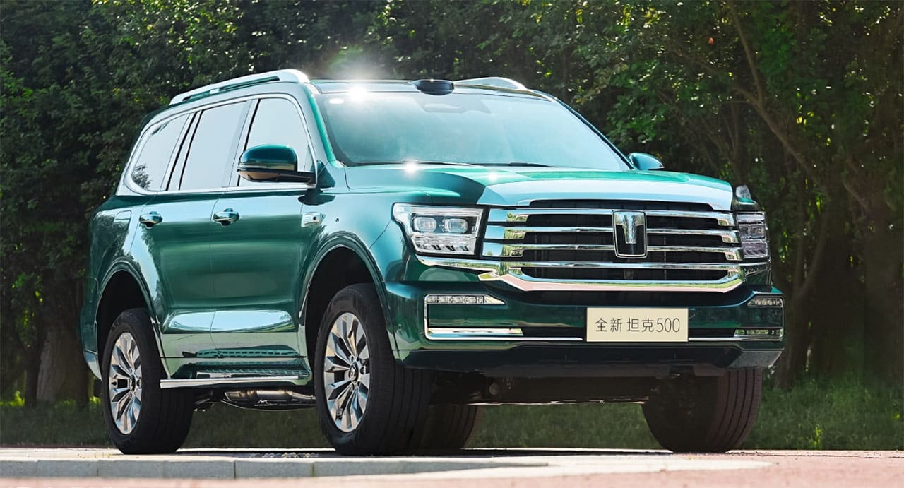 GWM Tank begins pre-sales of updated Tank 500 SUV, starting at ,080