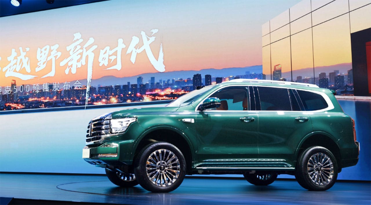 GWM Tank begins pre-sales of updated Tank 500 SUV, starting at ,080