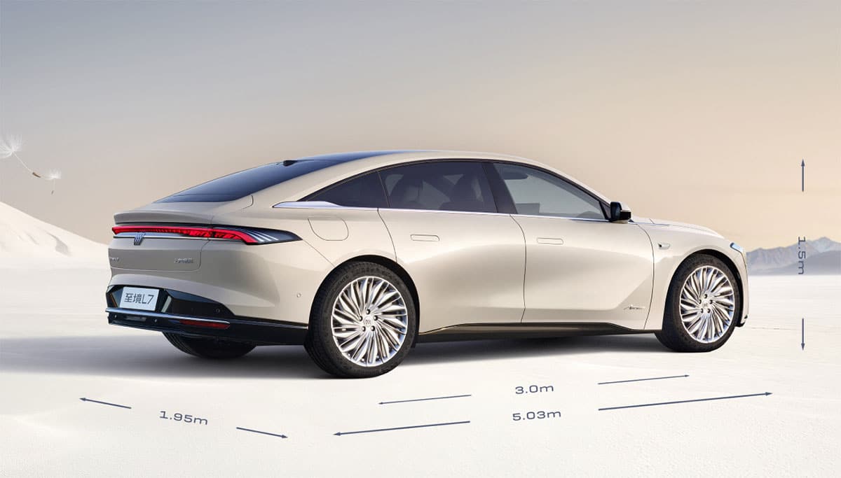 Buick launches Electra L7 extended-range sedan in China, starting at ,820