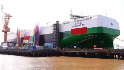 SAIC logistics unit Anji reaches 41 car carriers, 8 added this year