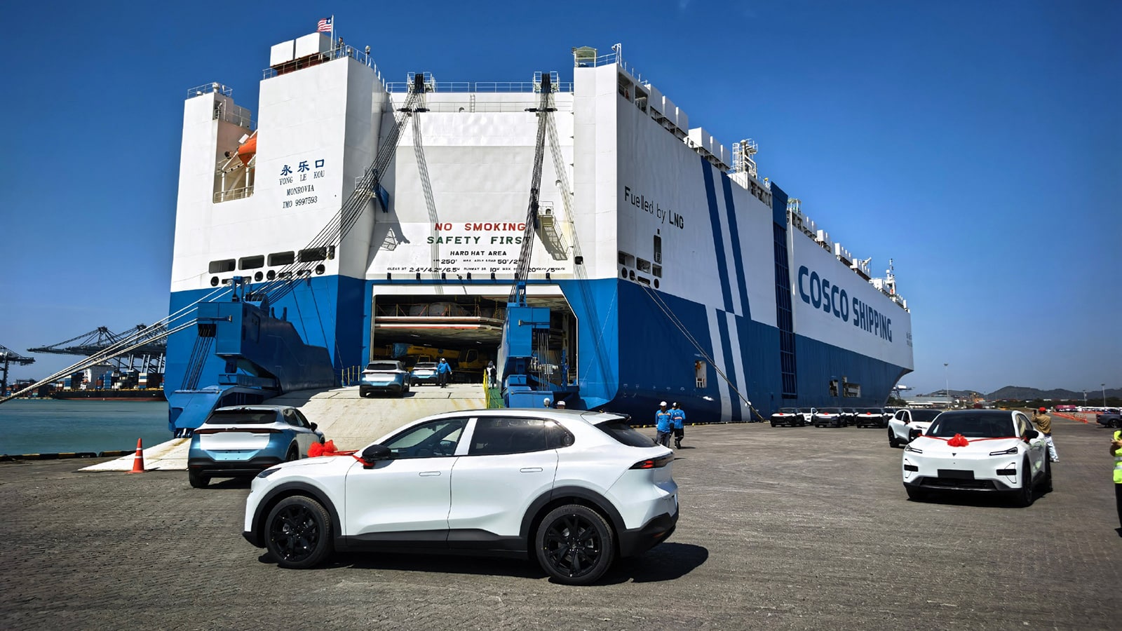 Changan Thailand plant ships 1st batch of export cars to Europe