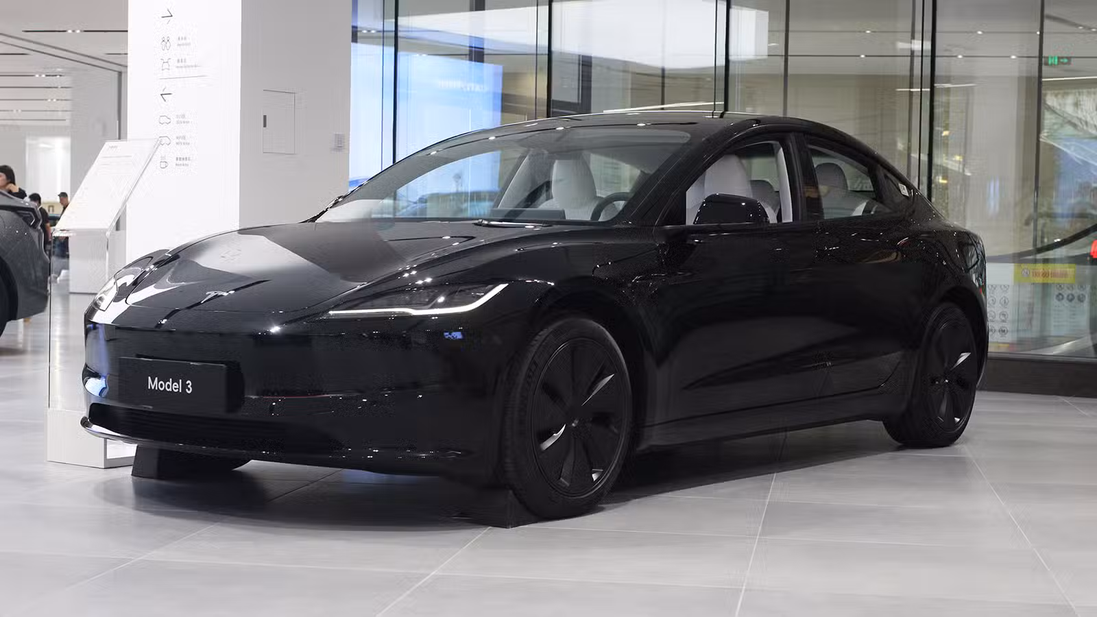 File photo shows a Tesla Model 3.