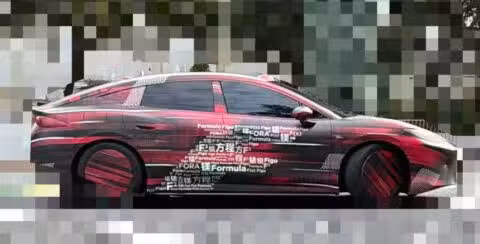 Spy shots reveal BYD Fang Cheng Bao's new sedan model Mei 7